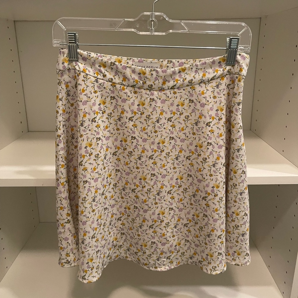Urban Outfitters White Floral Skirt